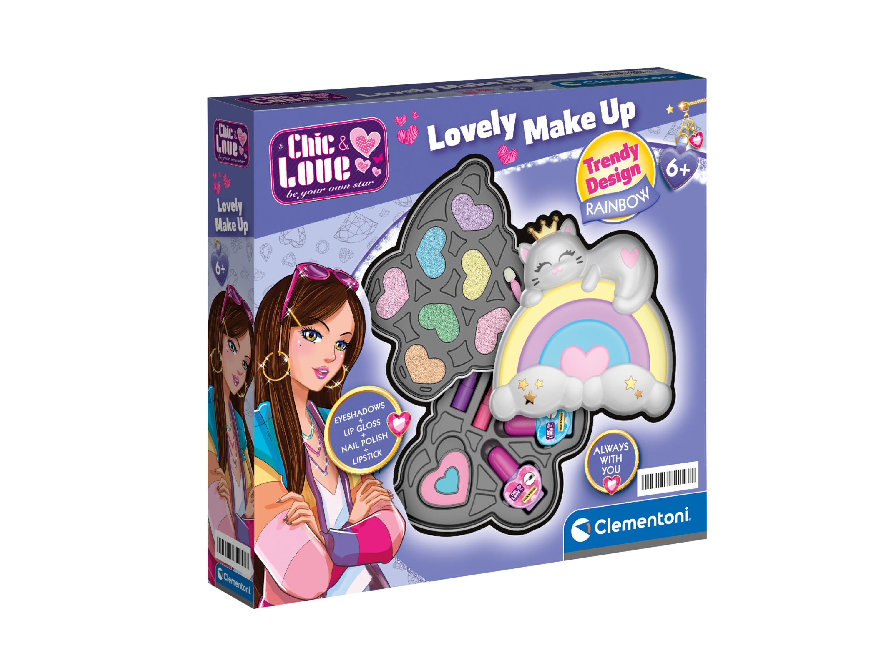 Clementoni Kinder make-up set (Regenboog) afbeelding