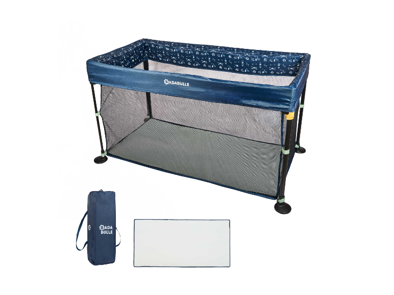 Badabulle reiswieg met draagtas en matras.