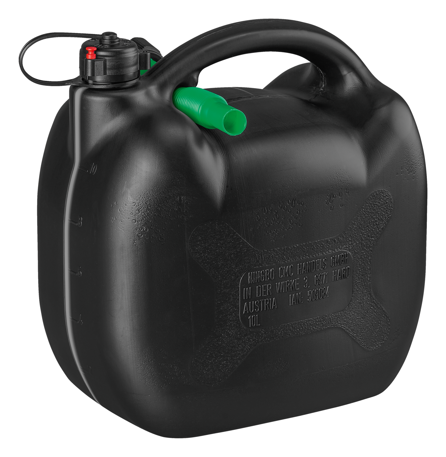 ULTIMATE SPEED Jerrycan, met kunststof schenktuit, 10 L