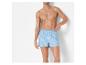 Blauw gestreepte boxershorts voor heren.
