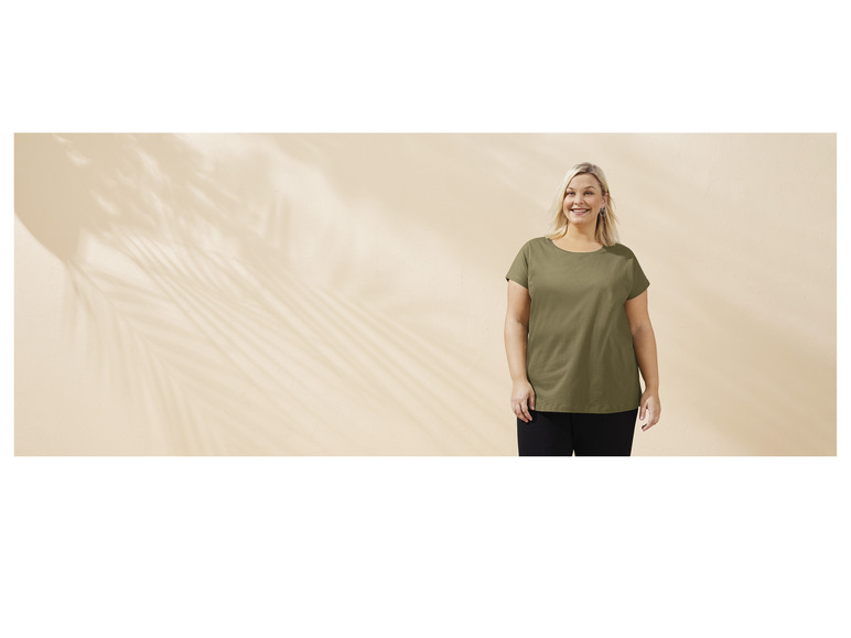 Ga naar volledige schermweergave: esmara® Dames T-shirt plus size - afbeelding 6