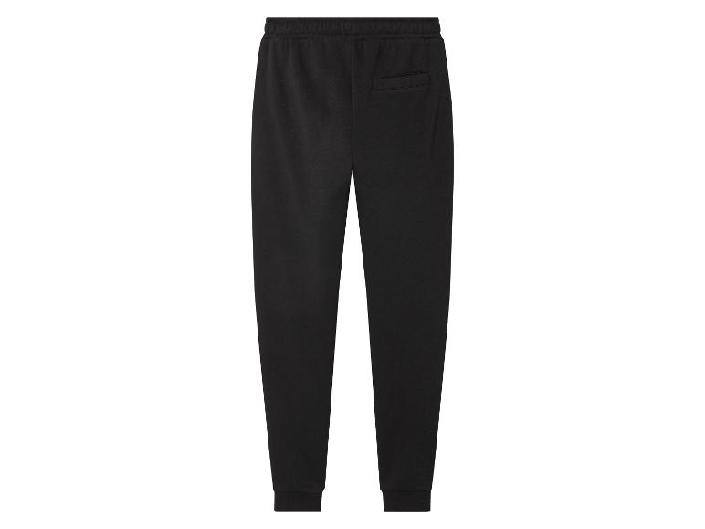 Zwarte joggingbroek met elastische tailleband.