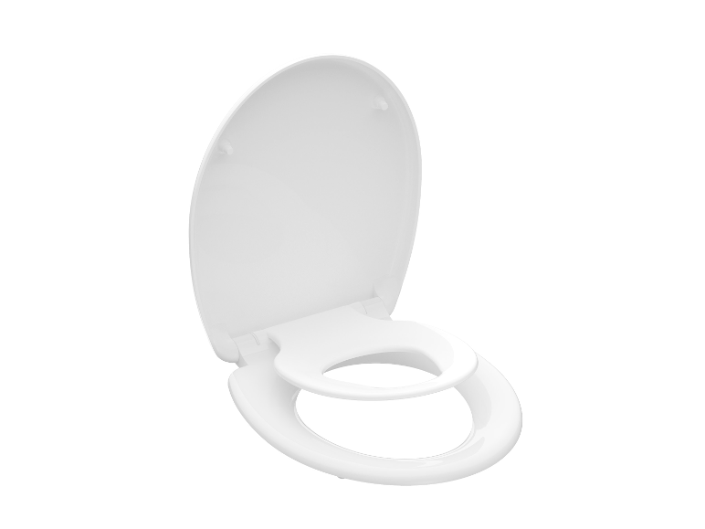 Toiletbril met kinderzitje.