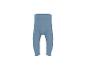 Lichtblauwe geribbelde baby legging