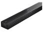 Zwarte soundbar met Dolby Atmos-logo en aanraakbediening
