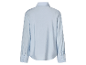 Lichtblauw dames overhemd met lange mouwen.