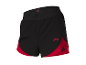 Crivit sport shorts, zwart en rood.