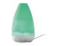 Groen-witte aromadiffuser met twee knoppen en een stroomkabel