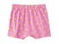 Roze meisjesonderbroek met lachend zonnepatroon