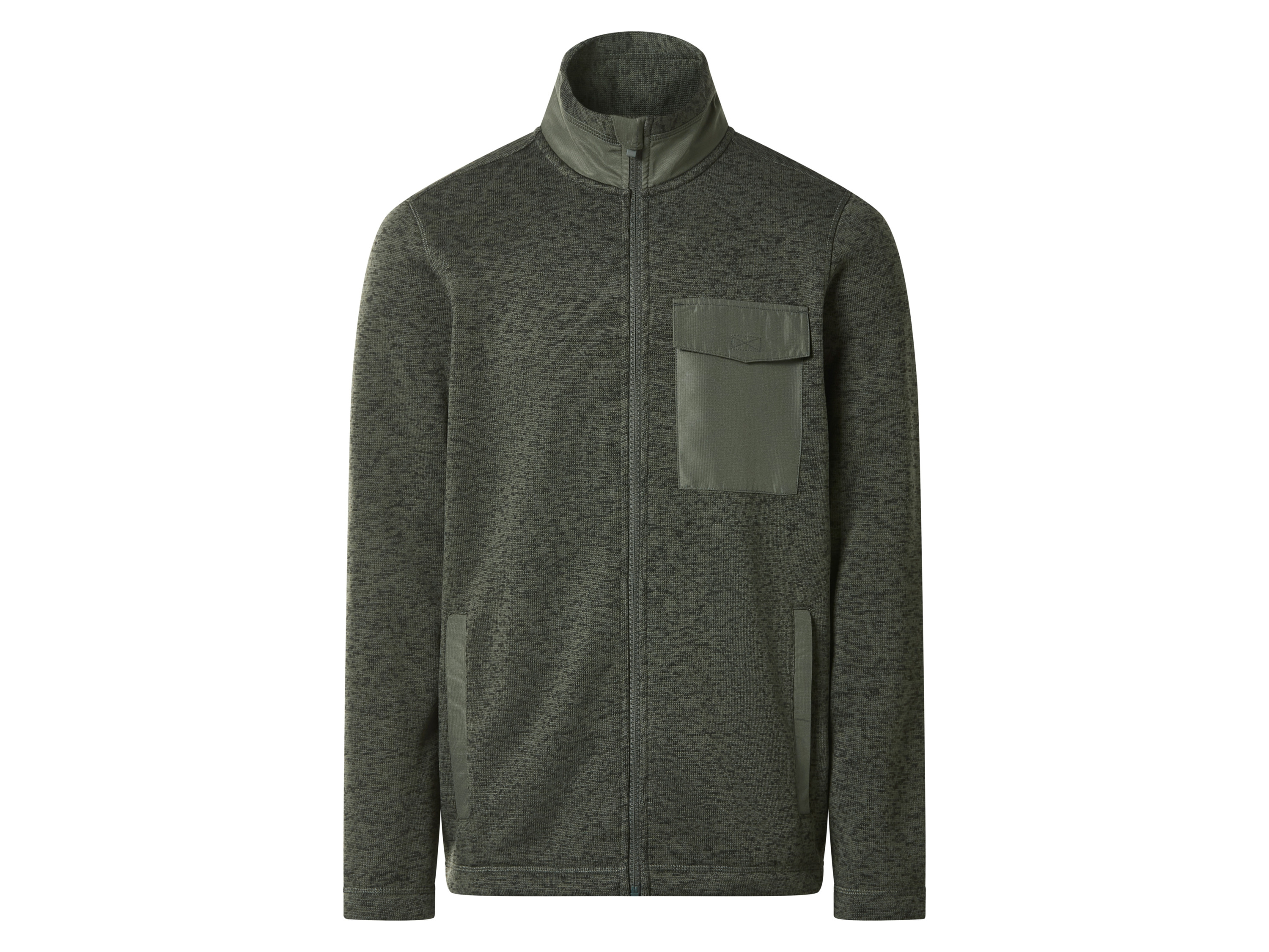 esmara Men Heren fleecevest (Groen, M)