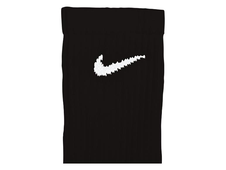 Zwarte compressiemouw met wit Nike-logo