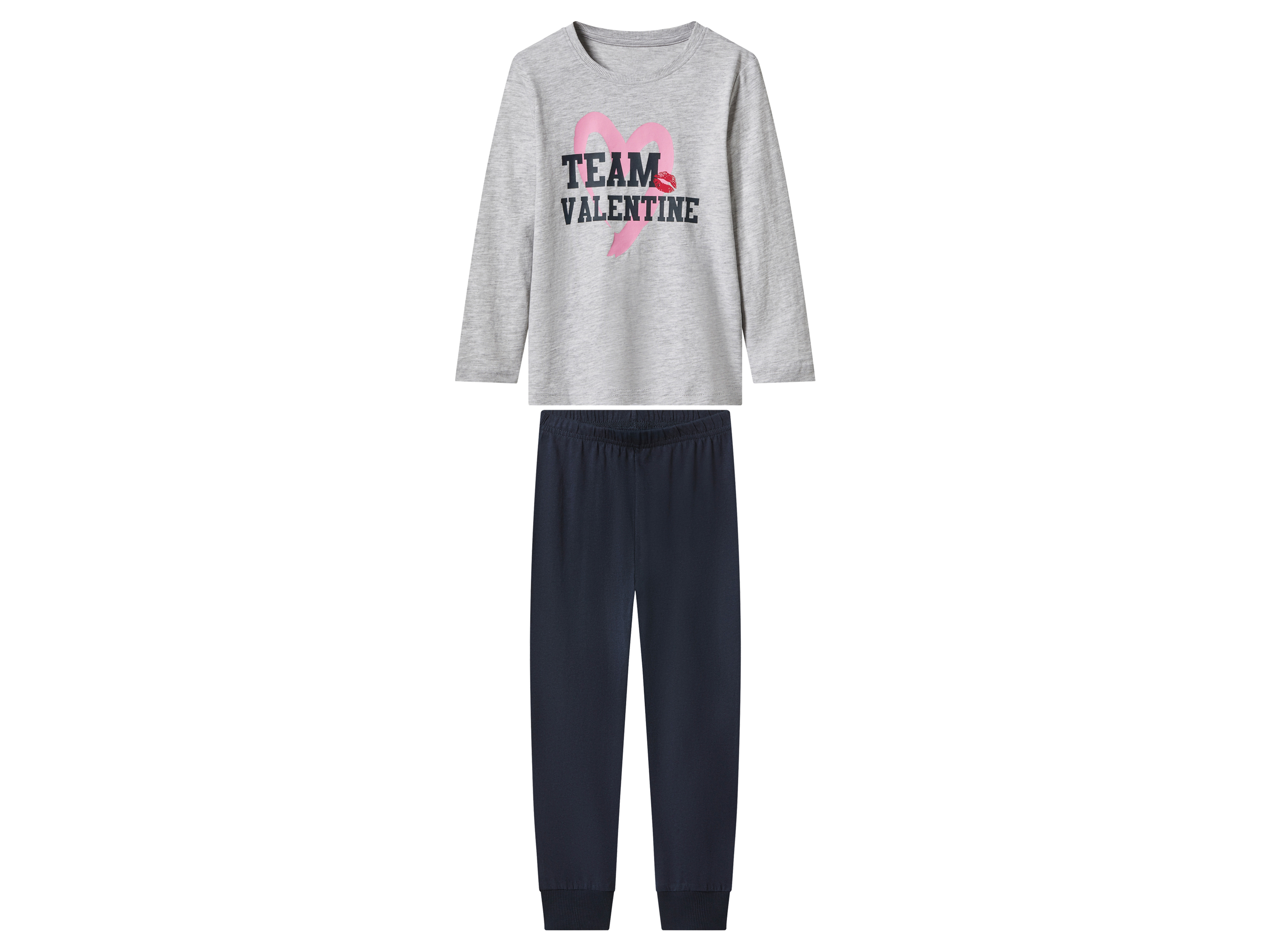 lupilu Kinder pyjama (Grijs/donkerblauw, 122/128)