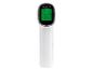Digitale contactloze thermometer met groen scherm dat 36.7 °C weergeeft.