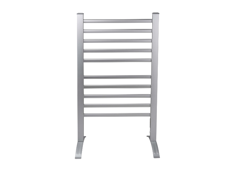 Handdoekrek van gepolijst staal.