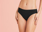 Zwarte onderbroek met lage taille.