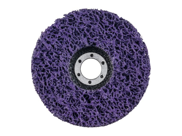 Paarse schuurpad voor schuren.