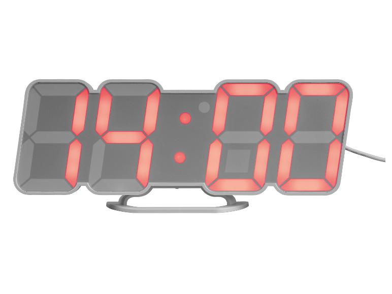 Digitale klok met een rood LED-display dat de tijd 04:00 toont.
