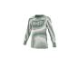 Groen-wit gestreept T-shirt met lange mouwen met een teddybeer en de tekst 'COLLEGE LEAGUE SPORTS CHAMP'.