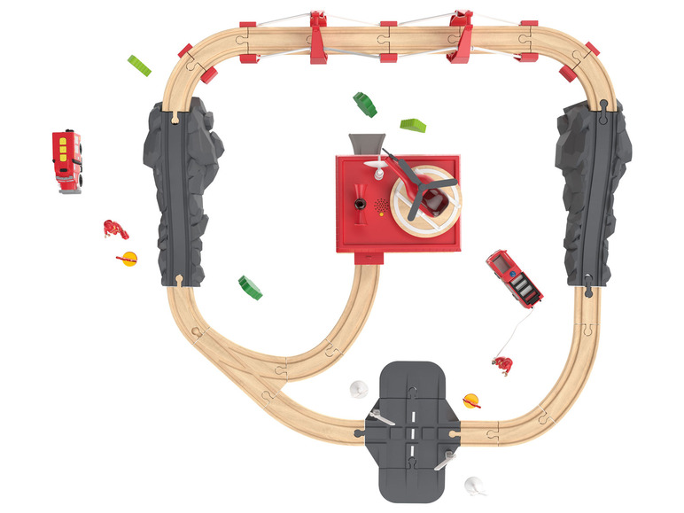 Ga naar volledige schermweergave: Playtive Houten treinbaanset - afbeelding 8