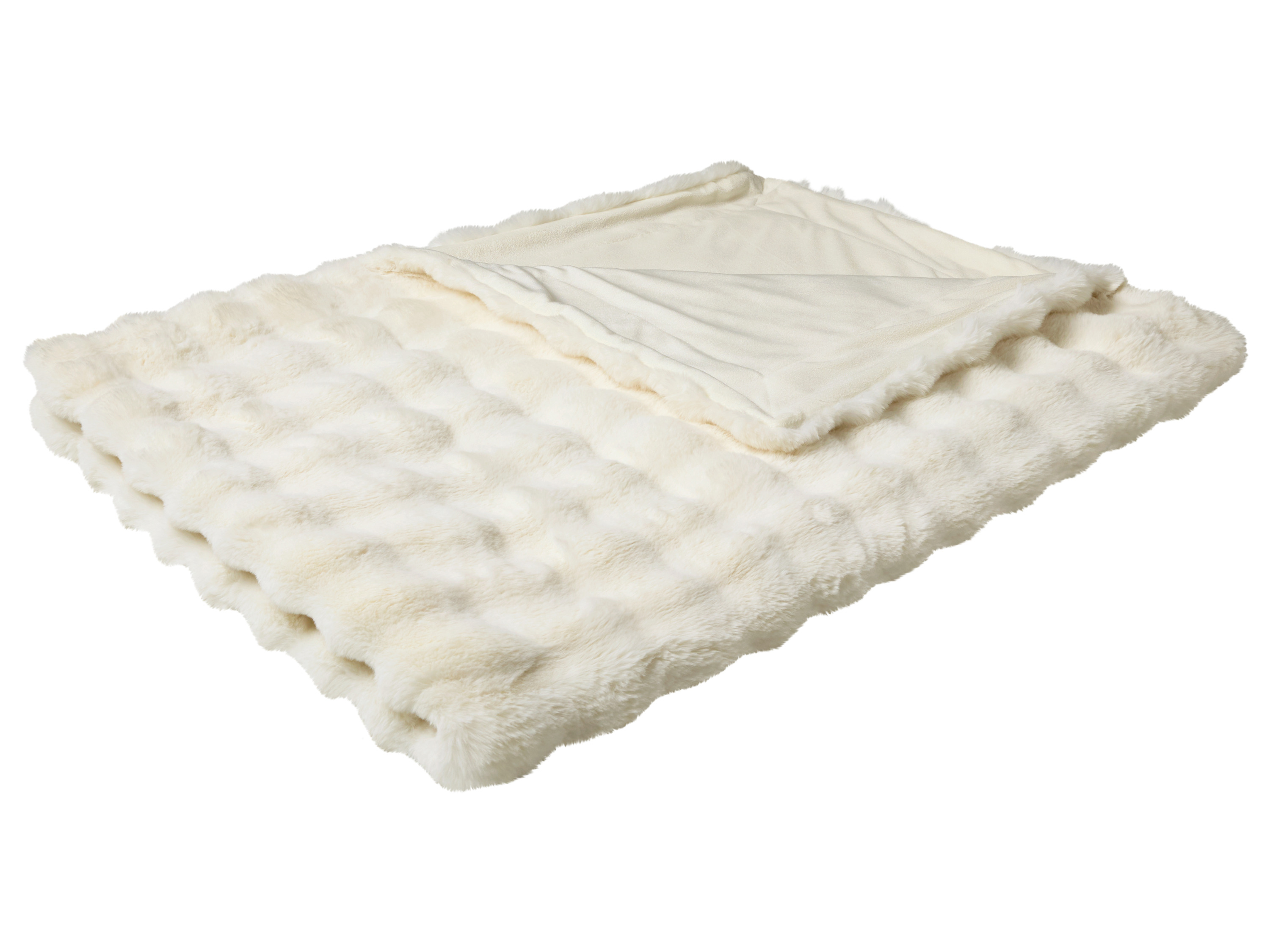 LIVARNO Luxe plaid, 150 x 200 cm (wit)