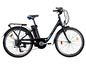 Een zwarte Zündapp e-bike met een achterdrager.