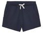 Donkerblauwe shorts met witte koord