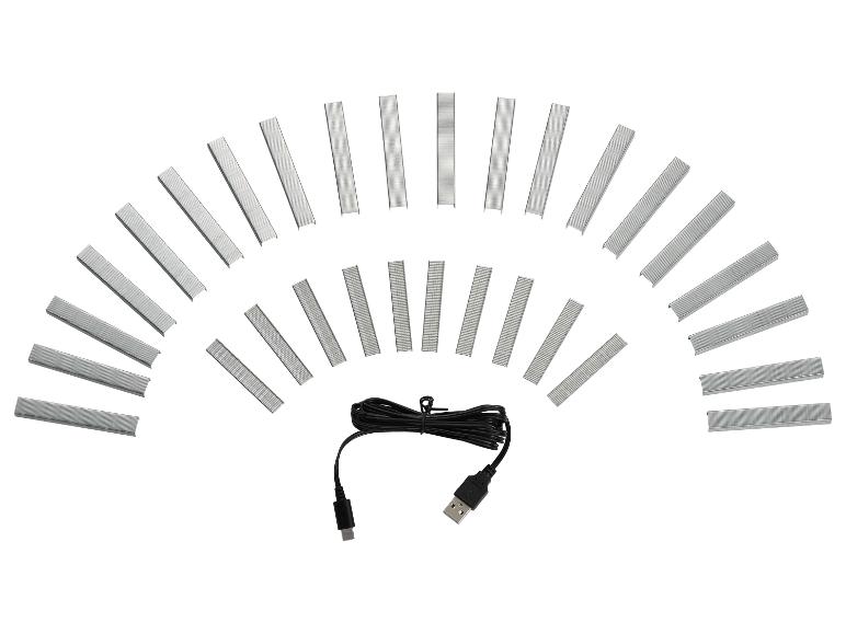 Nietjes en oplaadkabel voor de PARKSIDE® 4V accu-tacker PAT 4 D6.