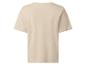 Beige T-shirt met korte mouwen, achteraanzicht.