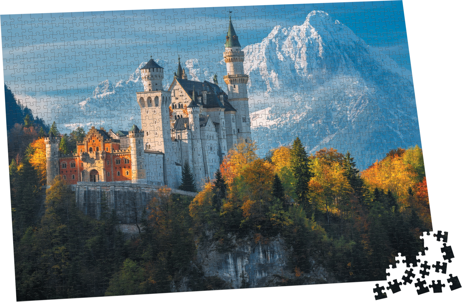 LUPILU Puzzel, 1000 stukjes (Slot Neuschwanstein)