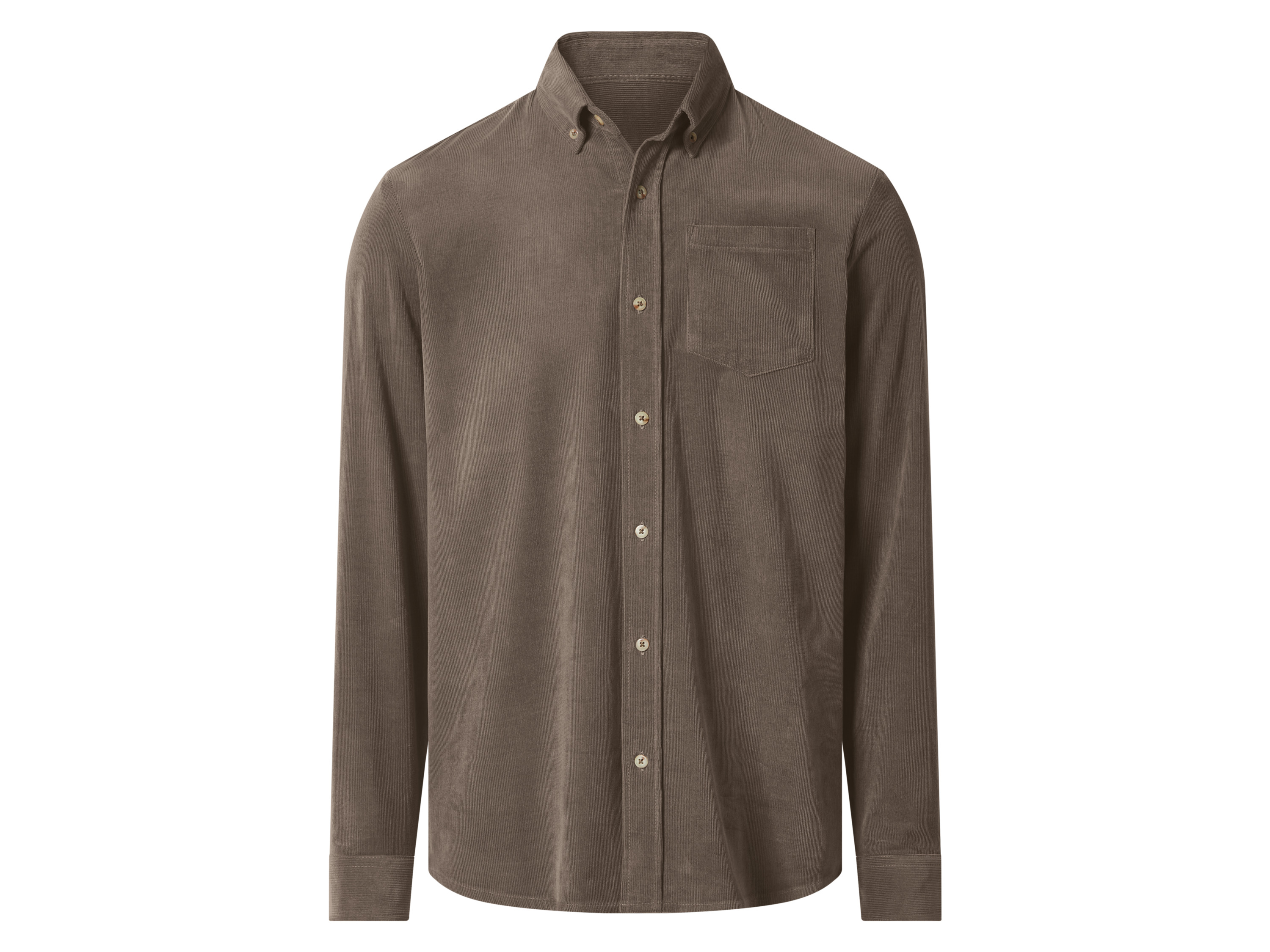 ESMARA MEN Heren corduroy overhemd (Beige, XL)