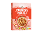 Krokante muesli met appel en rozijnen, verpakking van 800 g