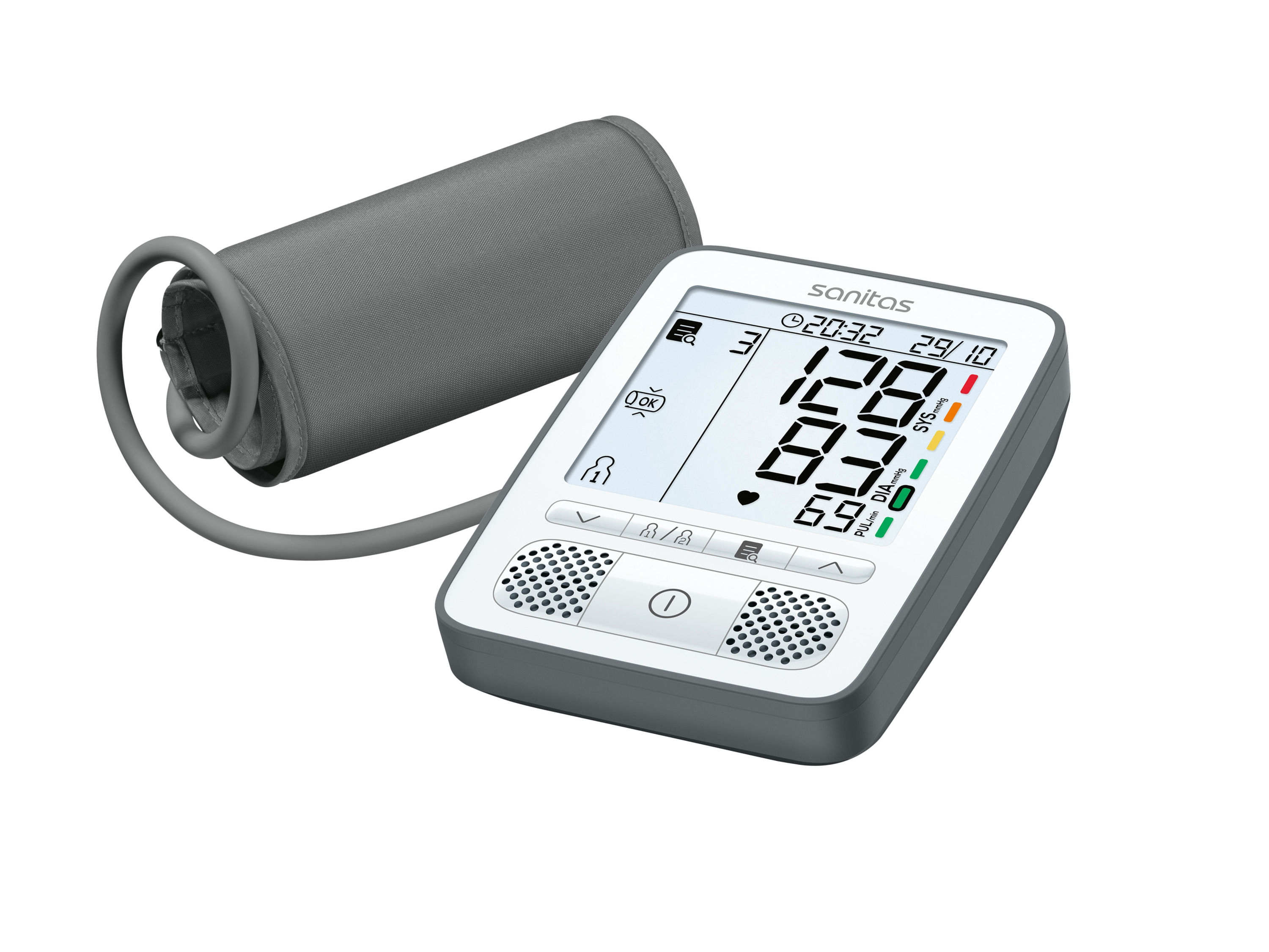 SANITAS Sprekende bovenarm bloeddrukmeter