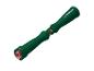 Groene en rode ratelschroevendraaier met ergonomische handgreep.