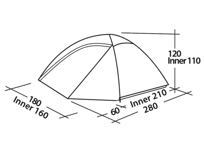Ga naar volledige schermweergave: Easy Camp Tent - afbeelding 2