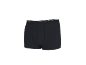 Donkere boxershort met elastische tailleband.