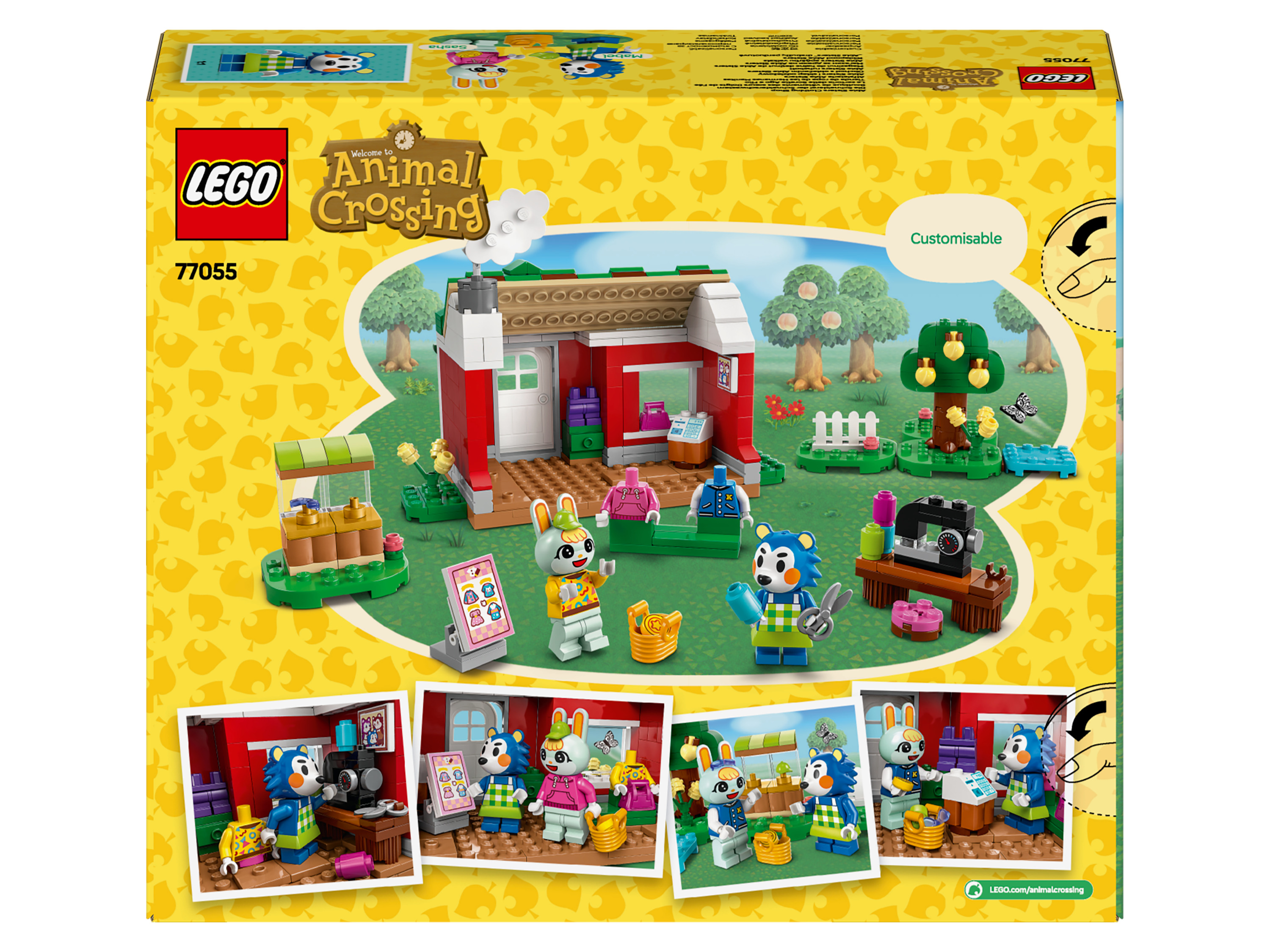 LEGO Animal Crossing Kleermakerij van de zusjes Able 77055 afbeelding