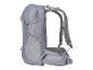 Grijze wandelrugzak, zijaanzicht