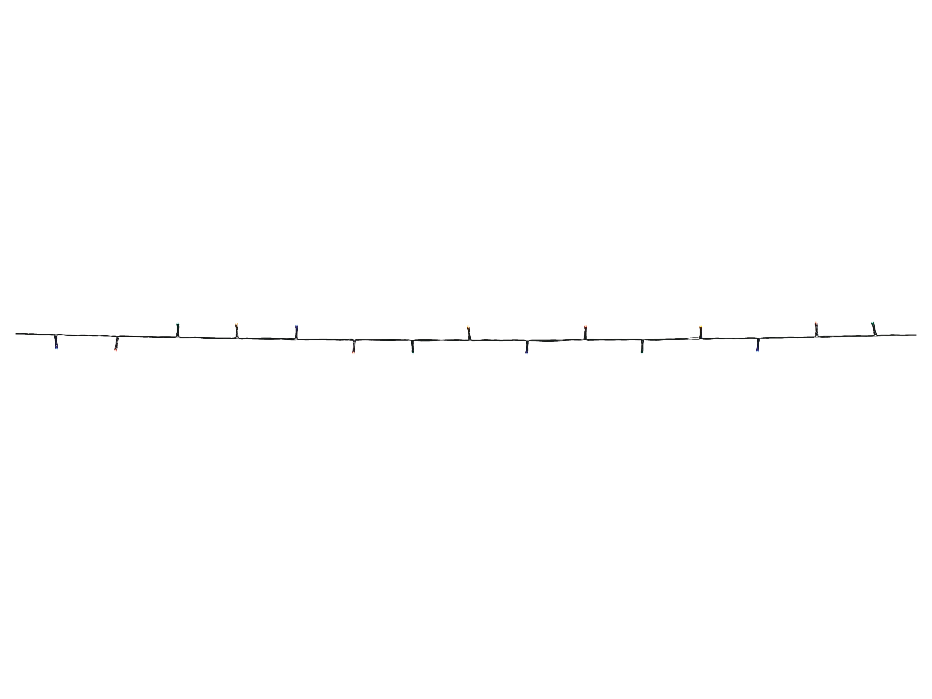LIVARNO Led-lichtsnoer, met 8 lichteffecten. (Bont gekleurd)