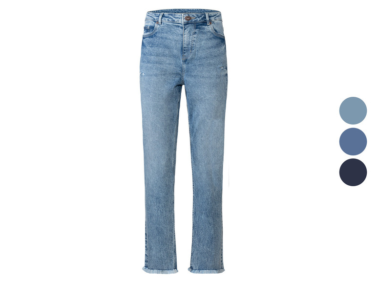 Ga naar volledige schermweergave: esmara® Dames jeans straight-fit - afbeelding 1