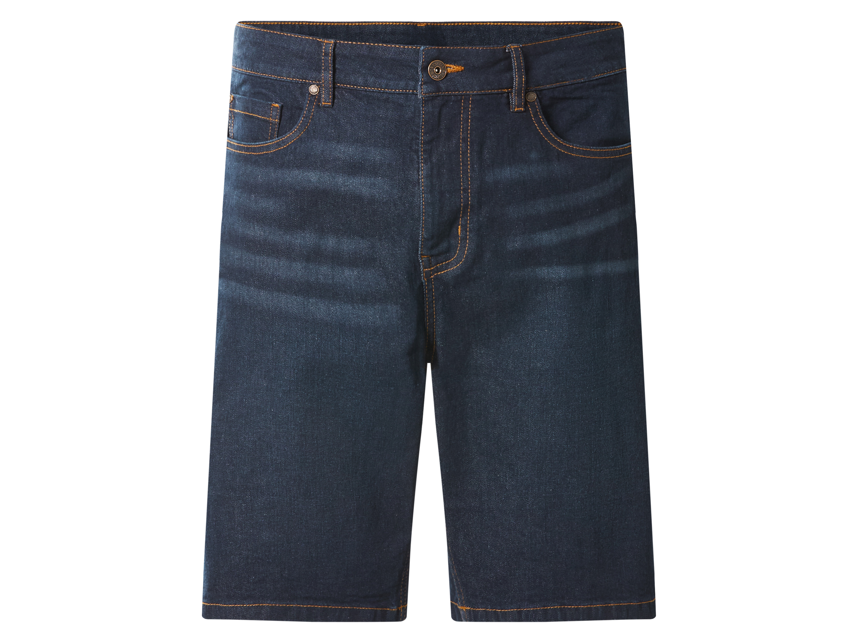 ESMARA MEN Heren korte broek, denim short (Donkerblauw, 50)