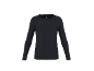 Zwart thermoshirt met lange mouwen voor heren