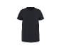 Zwart basic T-shirt met korte mouwen voor dames.