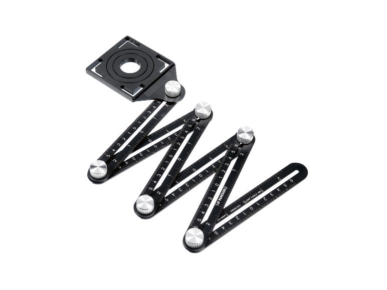 Parkside multihoeklineal en boor sjabloon.