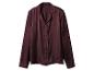 Dames satijnen blouse in bordeaux