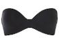Zwarte strapless bh.