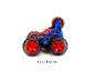 Rode en blauwe Spider-Man speelgoedauto met grote wielen, 16,61 cm