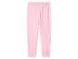 Lichtroze joggingbroek met elastische taille en enkels.