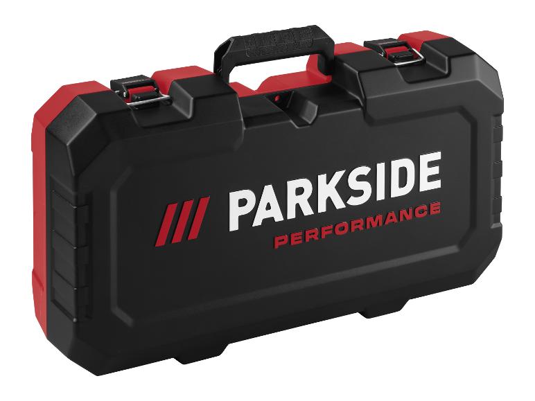 PARKSIDE PERFORMANCE gereedschapskoffer in zwart en rood