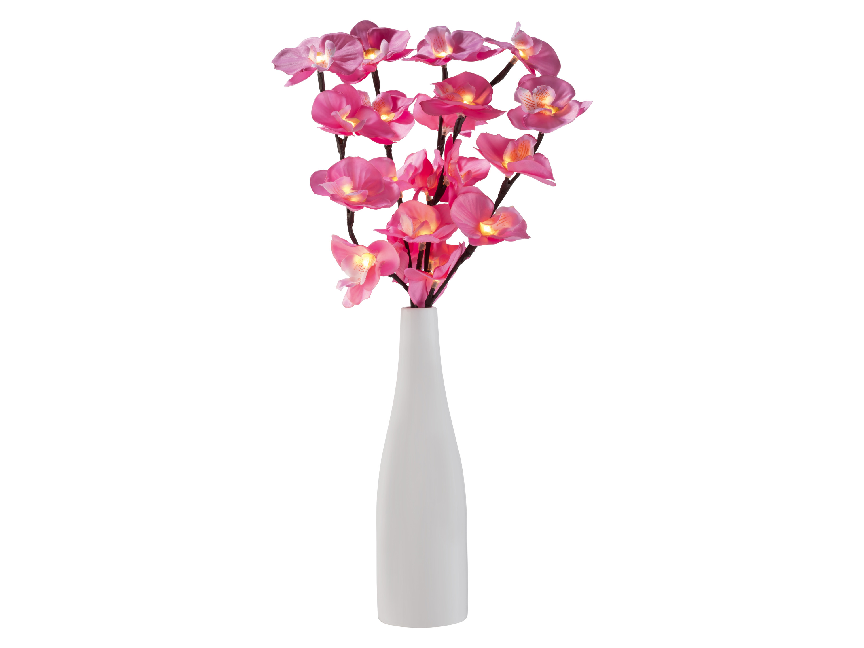 LIVARNO Vaas met lichtgevende tak (Orchideebloem, roos)