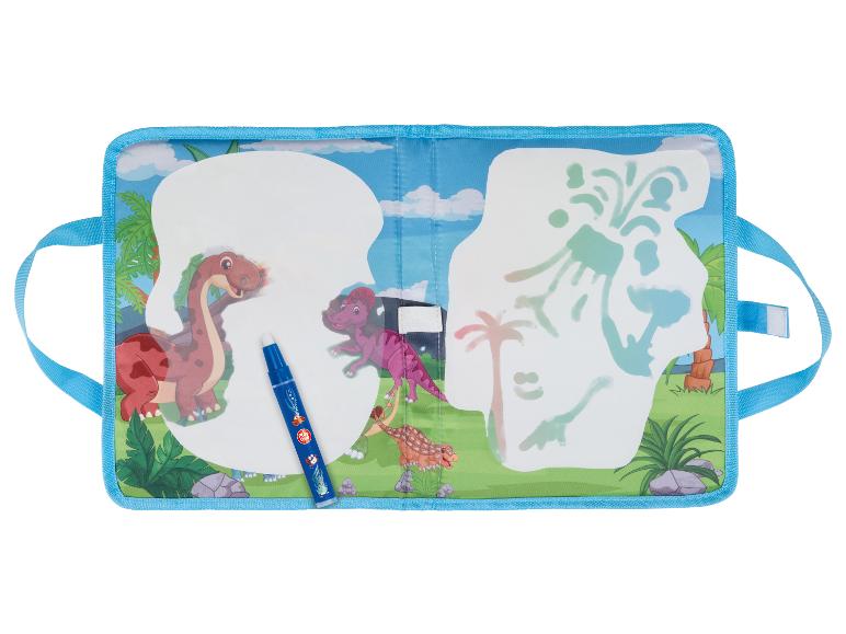 Dinosaurus water tekenmat met pen